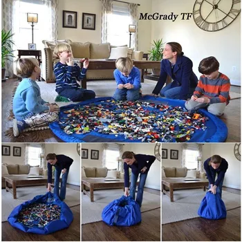 

Kids Play Mat Baby Toys Easy To Receive Bag Toy Mat.Waterproof Play Mat Multifunctional Toy Storage Bag Children Play Carpet