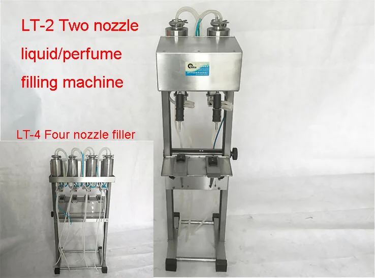 

Liquid Perfume filling machine Double nozzle quantitative perfume automatic packing machine four head filling machine