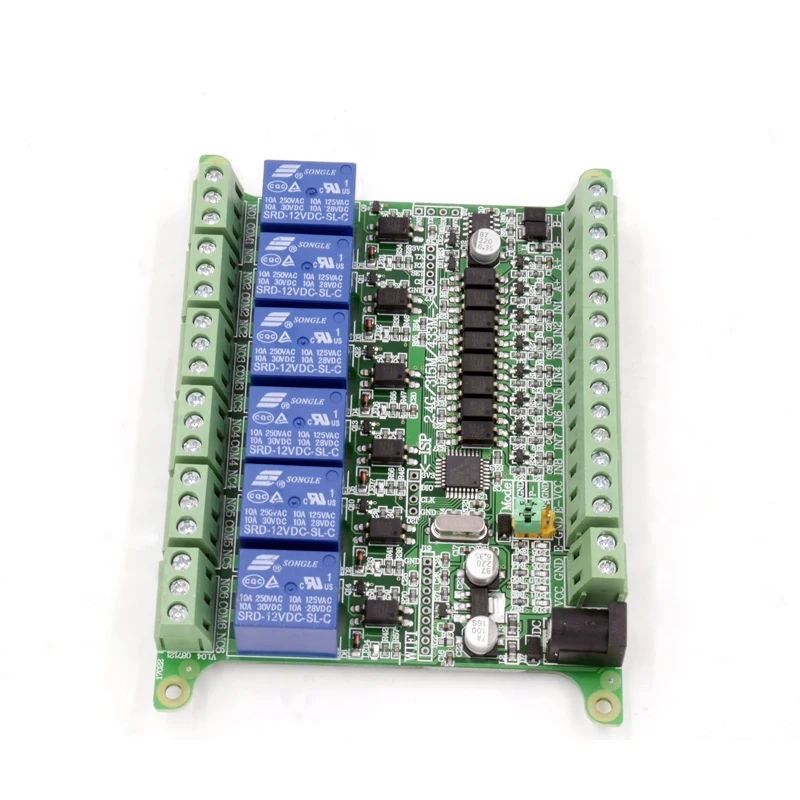 6 релейный модуль CH MODBUS RTU RS485 сетевая плата расширения 8 канальный вход TTL|6 relay