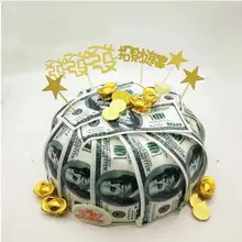 36 шт съедобные бумажные вафли для украшения торта, доллар США, GBP, Rupee, евро индивидуальные вафельные бумажные инструменты для украшения кексов