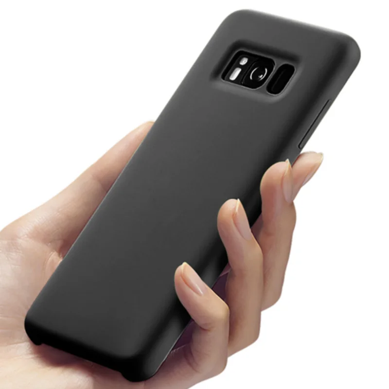 

For Samsung Galaxy S8 S 8 Plus soft Silicone back Cover Case 360 Cute Shockproof G9550 9500 Luxury Full protective Cover
