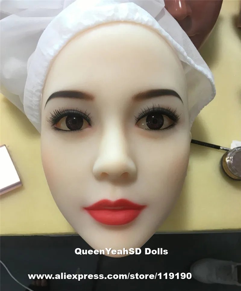 Top Quality Silicone Sex Doll Heads For Real Dolls Japanese Lifelike 