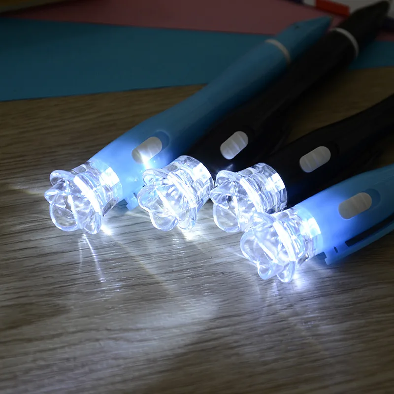 РОЗА светодиодная лампа шариковая ручка светящаяся ручка Мульти-функциональная ручка с ручка фонарика для чтения