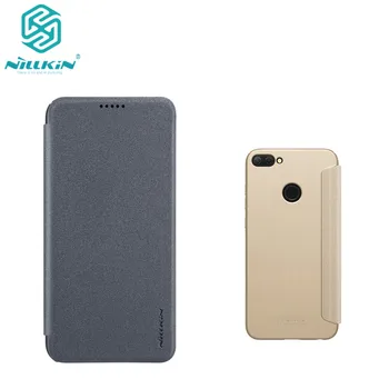 

10pcs/lot Wholesale NILLKIN Sparkle Leather Case for Huawei Honor 9i PU leather flip cover for Honor 9i With Retail Package