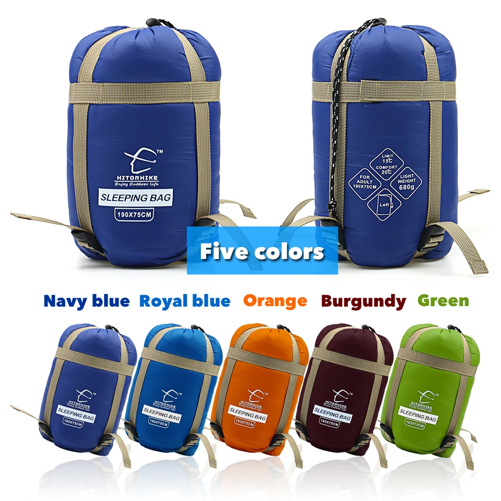 Emenda ao ar Bolsa de Dormir Bolsas de Acampamento Bolsas de Dormir Livre Ultra Light Adulto Preguiçoso Bolsa Portátil Caminhadas Primavera Outono Nova Chegada