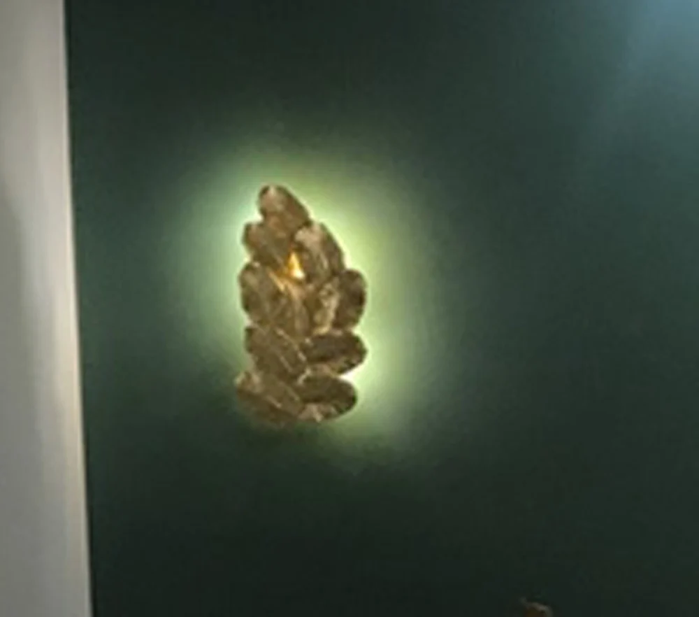 Медный настенный светильник в стиле арт-деко, Современный Настенный бра ручной работы для дома и отеля, золотой