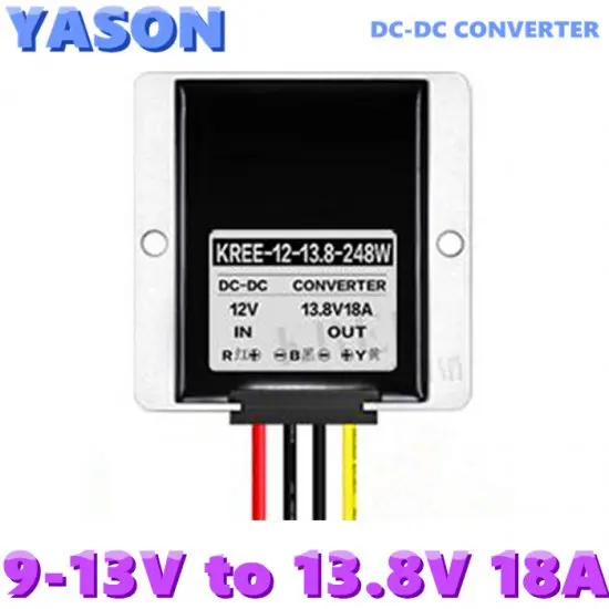 все цены на DC-DC converter DC12V(9-13V) to DC13.8V 18A 248W онлайн