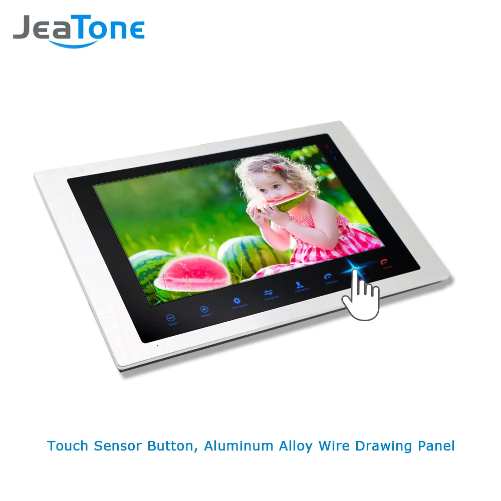 JeaTone 10 'Ɗ проводной видеодомофон контроль доступа сенсорная кнопка