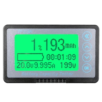 

SHGO HOT-Tf03K Coulomb Counter Meter Battery Capacity Indicator Voltage Current Display Ttl232 Li-Ion Lithium Lifepo Lead Acid