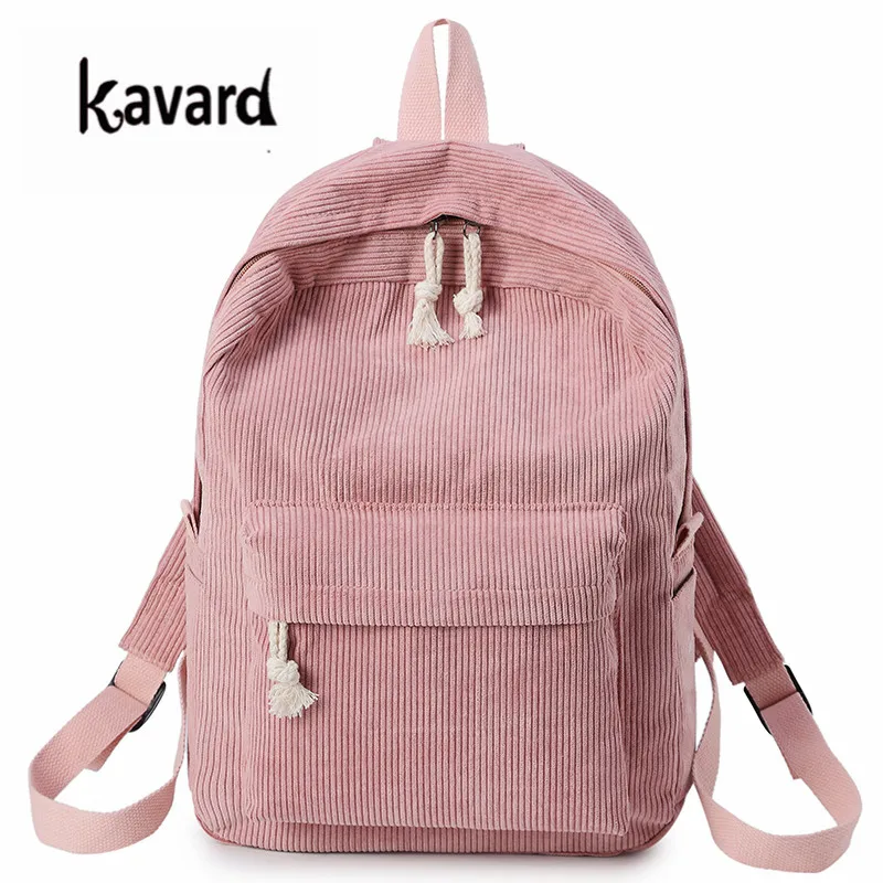 Kavard Backpacks Women Nylon bagpack Softback Solid Bag Fashion Soft Handle mochilas mujer Escolar rucksack School Bag for girls
