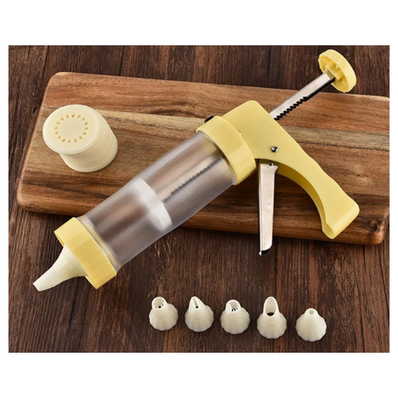 1Pcs Decorating set cream gun spray gun decorating mouth cookie gun