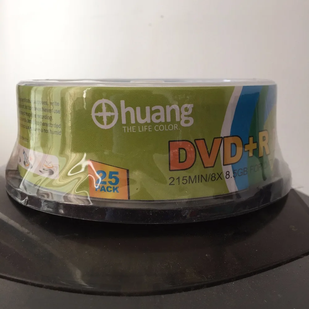 50 дисков менее 0.3% уровень дефекта A 8,5 GB пустой dvd с поверхностью, подходящей для печати+ R DL диск