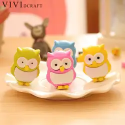 Vividcraft каваи 3D Сова Форма резиновая Ластики Kawaii творческий каваи Корея канцелярские papelaria подарок для детей школьные принадлежности