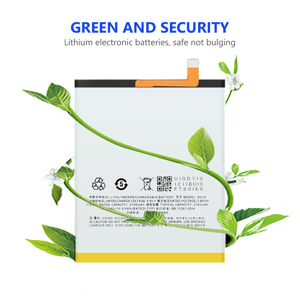 BU10 2760 мАч Сменные Аккумуляторы для телефонов Meizu Meilan U10 U680A U680D смартфон Bateria 3 85 V