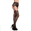 De femmes sexy jarretière ceinture maille collants femmes cuisse haut bas en soie solide résille collants fantaisie night club femmes collants ► Photo 2/6