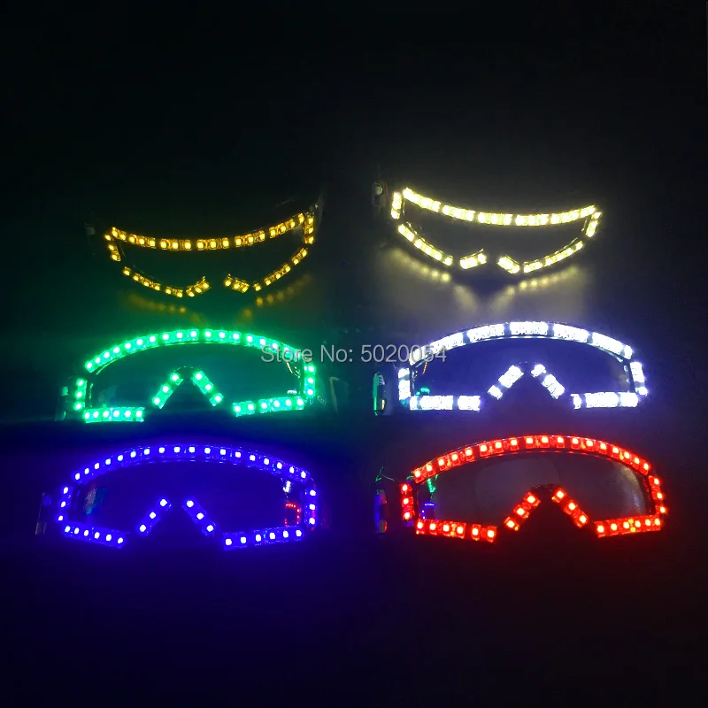 GZYUCHAO EL Свадебная вечеринка Rave светодиодный светильник очки светящиеся солнцезащитные очки яркие светящиеся очки для ночного клуба Хэллоуин