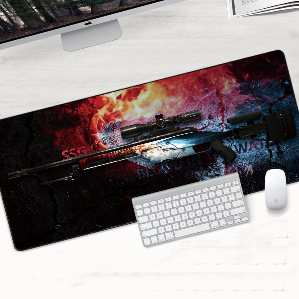 Продажа Коврик для мыши cs go, 700x300 мм, резиновый коврик для мыши, коврик для компьютерной мыши с блокировкой края, игровой коврик csgo для геймера, для кл...