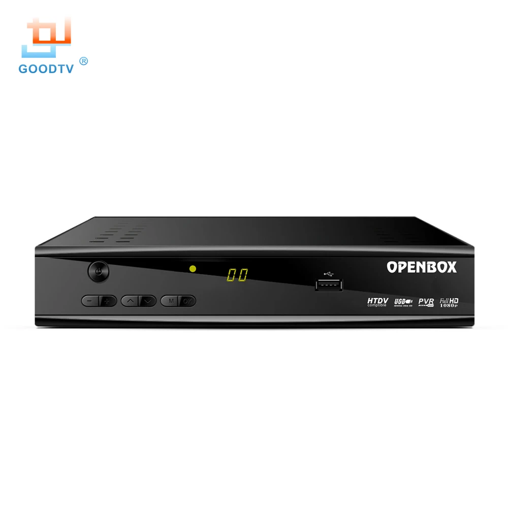 Горячая Распродажа OpenBox ТВ приемник DVB T2 FULL HD 1080P USB внешний ИК Декодер каналов