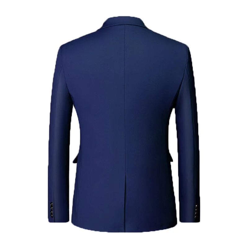MOGU приталенный мужской пиджак для жениха на свадьбе, две кнопки, 12 цветов, мужской повседневный Блейзер сезон весна осень, блейзеры большого размера 5XL