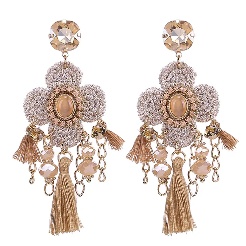 Sehuoran oorbellen christmas gifts drop earring for women tassel earrings boho earrings wedding new year gifts (5)