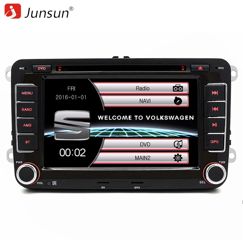 Junsun 7 inch 2 Din font b Car b font Radio DVD font b GPS b