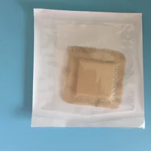 1 шт. 7,5*7,5(4,5*4,5) см медицинский силиконовый гель пена хлопчатобумажная ткань мягкая рана разрывая безболезненная геморроя губка сукт