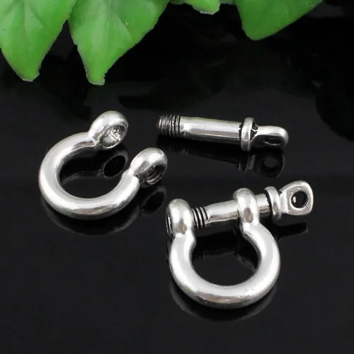 

10pcs/lot Antique Silver Fold Over Lobster Clasp For Necklace Bracelet Chain DIY Jewelry Accessory 20x25mm,fit:7mm K04262