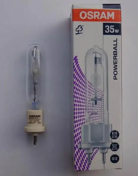 OSRAM POWERBALL HCI-T 35 W/830 WDL, HCI-T 35 W/942 NDL, G12 DELUXE керамический, металлический, галоидный светильник, магазин шоу свет для выставок, 70 W HID лампы