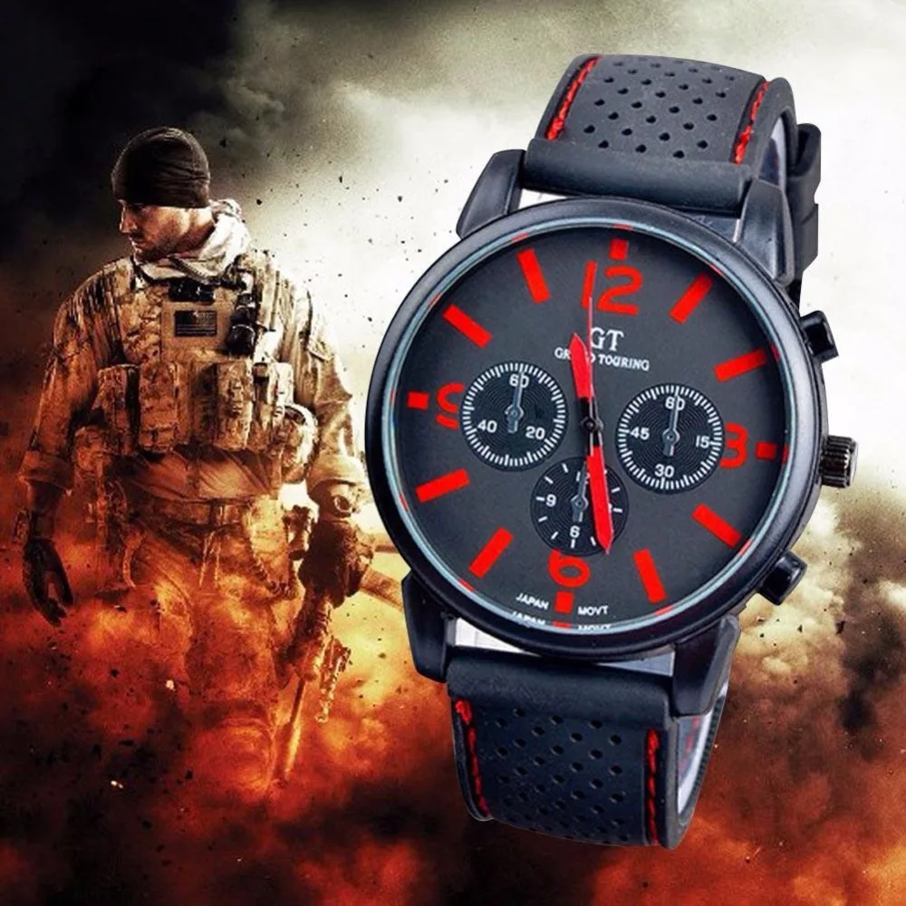 2017 Army Racing Force Military Sport font b Men b font Officer font b Watches b