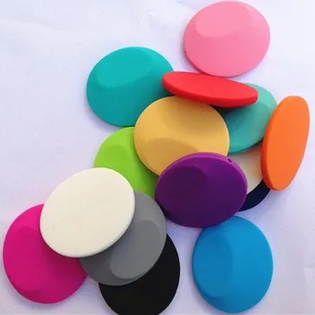

NEW DIY 30PCS/lot Elliptic jewelry silicone Teething necklace bead Full colors Silicone Jewellry Pendant Necklace Free shipping