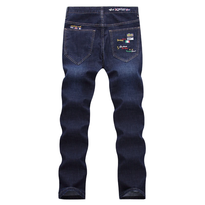 Большие размеры 30-42 Kenty Shark Мужские джинсы Классическая мужская одежда повседневные тонкие джинсовые брюки мужские джинсы