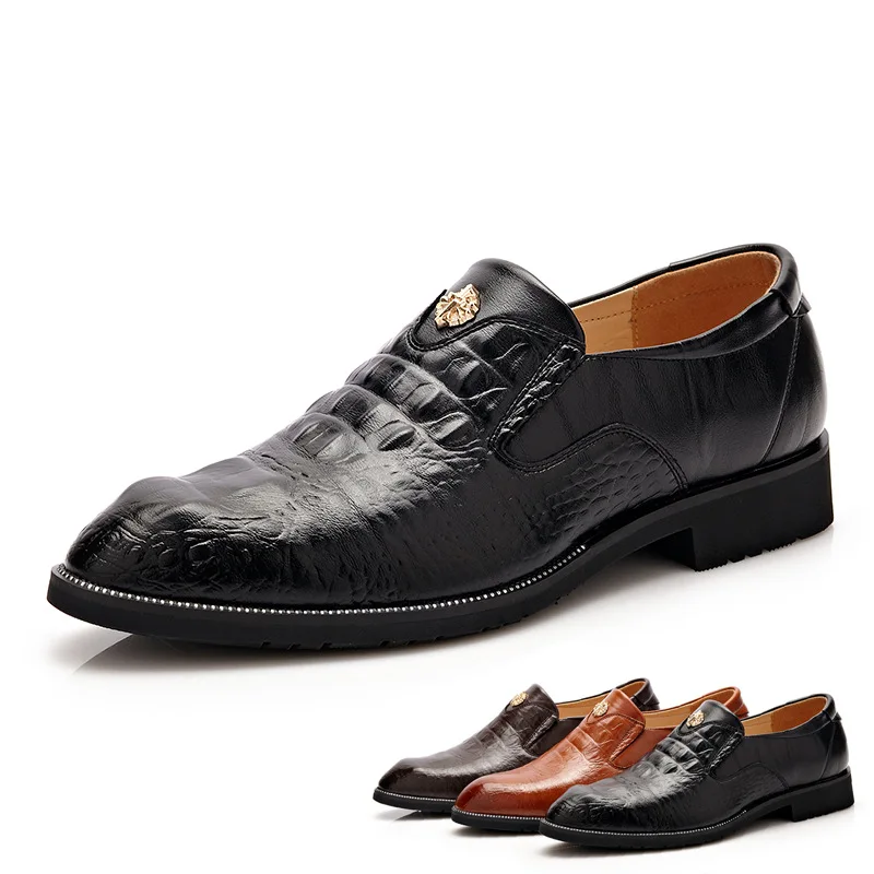 Men designer shoes spring leather brand high quality comfortable