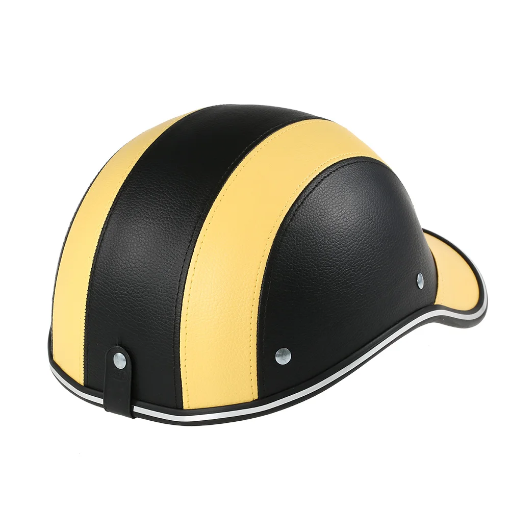 Мотоциклетный шлем половина лица Бейсбол Кепки Стиль с солнцезащитным козырьком