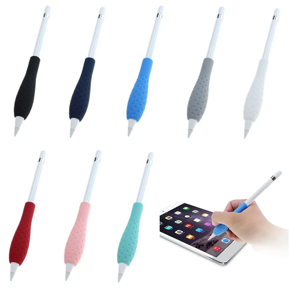 Цветной силиконовый мягкий чехол защитный для 9 7 10 5 12 Apple Pencil iPad Pro Pencil|Стилусы