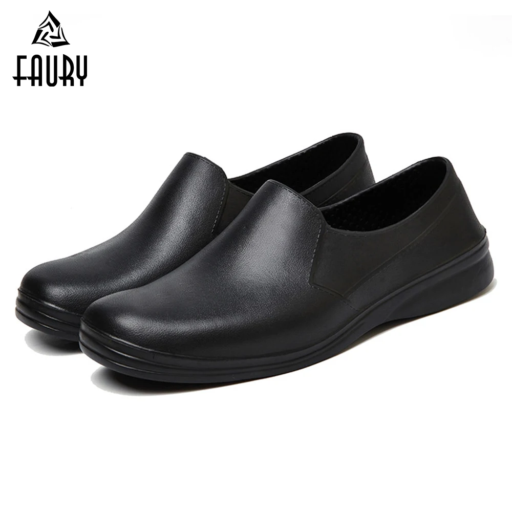 Men Chef Shoes Waterproof Anti slip Oilproof Kitchen Restaurant Food