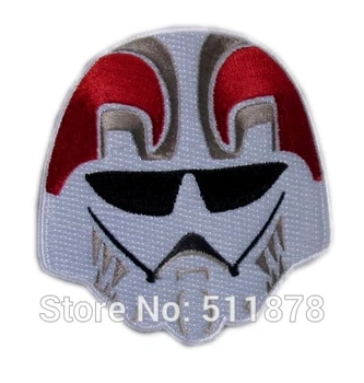 

THE FORCE AWAKENS REBELS EZRA IMPERIAL HELMET STAR WARS 7 VII TV Movie Series patch Uniform applique iron on badge