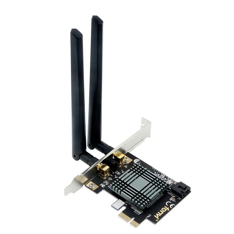 

Fenvi Desktop Computer Wireless Intel 9260Ngw 9260Ac Dual Band 1730Mbps Mu-Mimo Windows 10 Wifi Bluetooth 5.0 Pci-E 1X Network