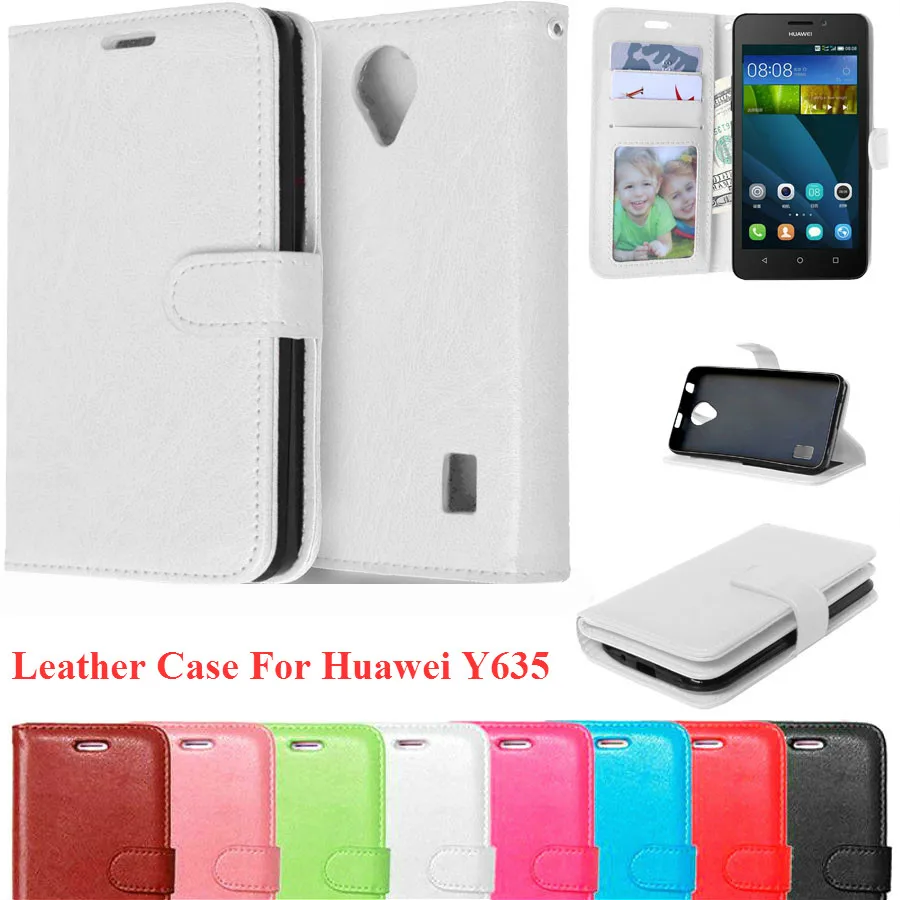 

for Huawei case covers y635 Leather Flip Case for Huawei Y635 Y 635 Phone Case With Card Holder Holster For Huawei Ascend Y635