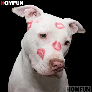 

HOMFUN Full Square/Round Drill 5D DIY Diamond Painting "Animal pig" 3D Embroidery Cross Stitch 5D Home Decor Gift A16139