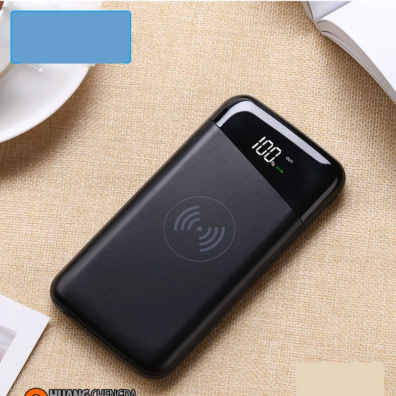 10000mAh QI Wireless Charger Power Bank For iPhone Samsung PD Fast Charging USB Powerbank External Battery Pack (1)