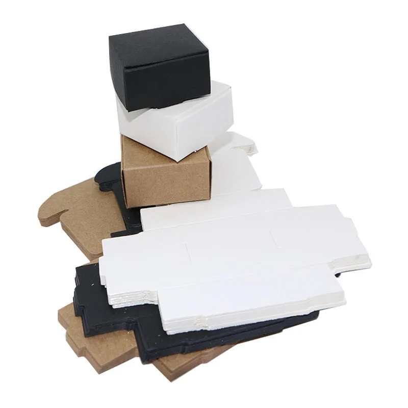 10 шт 8x8x4 см крафт-бумажный самолет подарок Коробки, Малый Набор для изготовления мыла, коробка ювелирных изделий, ремесленных/конфеты бумажные коробки для хранения
