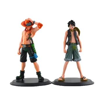 

Chanycore Anime ONE PIECE CREATOR 16CM PVC 2PCS/SET Action Figures Monkey D. Luffy Roronoa Zoro collect model toys