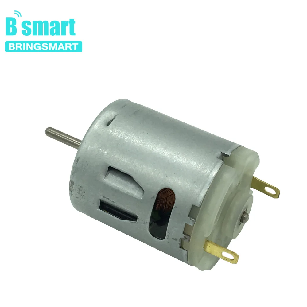 BringSmart RS 360 365 небольший электродвигатель 5000-19400 r/мин 12v 18v 24v высокое Скорость DC мотор для фена для волос двигателя