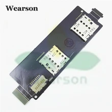 For Asus Zenfone5 Lite A502CG Sim Card Slot Memory Card Board Flex Cable FPC 100 Original