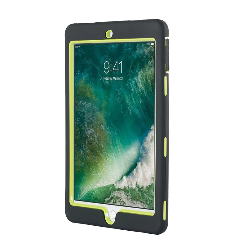

2018 For iPad mini 1/2/3 case Retina Shock Proof Rugged Rubber TPU+PC Heavy Duty Tablet Strong Cover forro para for ipad mini