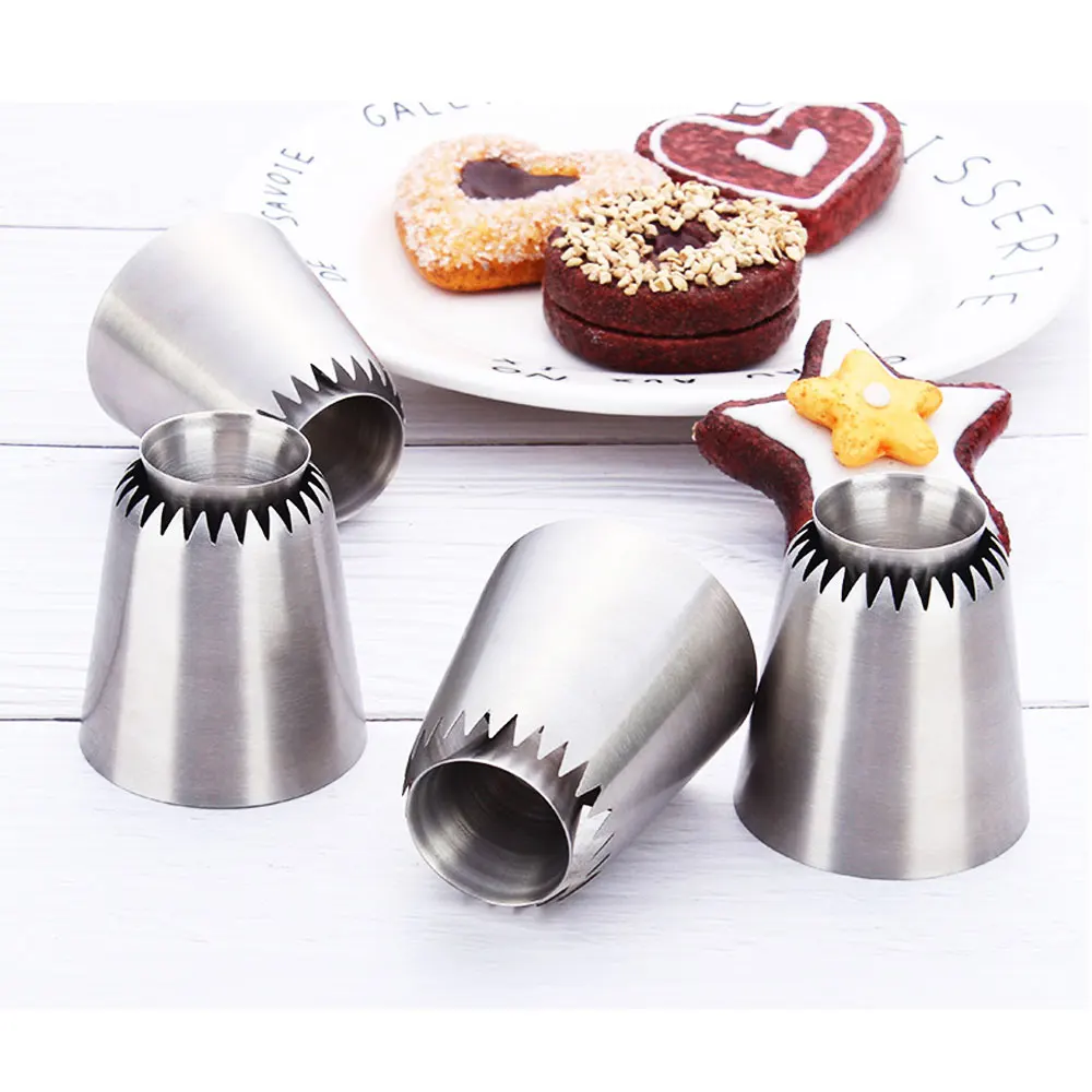 

1Pcs Russian Piping Cake Nozzles Tips Sultan Ring Tip DIY Baking Cookies Mold Candy Cake Decorating Supplies Kits