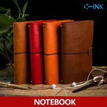 Винтажный кожаный блокнот для путешествий, ежедневный блокнот с наполнителем