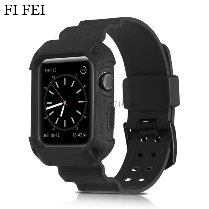 FI FEI TPU Soft Silicone Rubber Watchband Protective Case For Apple Watch Series 1 2 3 38mm 42mm 42 mm Band Wrist Strap Bracelet apple-bands-series- : image FI FEI TPU Soft Silicone Rubber Watchband Protective Case For Apple Watch Series 1 2 3 38mm 42mm 42 mm Band Wrist Strap Bracelet apple-bands-series-