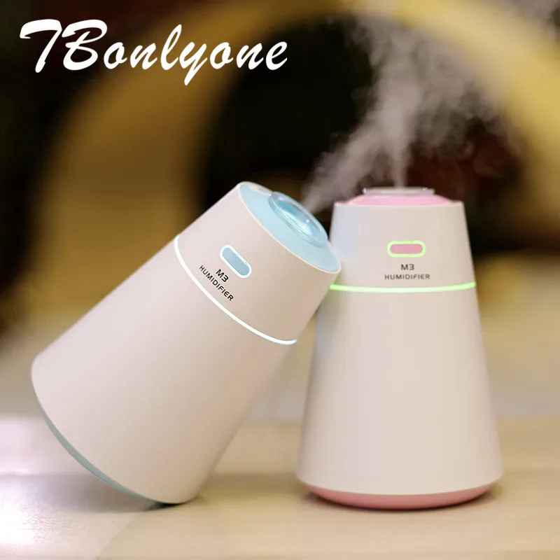 

TBonlyone 200ML Air Humidifier Electric Ultrasonic Essential Oil Aroma Diffuser Night Light USB Aromatherapy Humidifier for Home