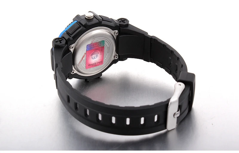 Disney детский спортивный многофункциональные часы для мальчиков и девочек как 5 atm водонепроницаемый резиновый LED круглые часы дети кварц Горячая Микки 55049